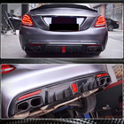 Mercedes C-class W205 2014-2021 Heckdiffusor V2 für SD C43/C63 AMG 2015-2019 Carbon Foto 1