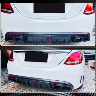 Heckdiffusor V2 für SD C43/C63 AMG 2015-2019 Carbon Foto 4