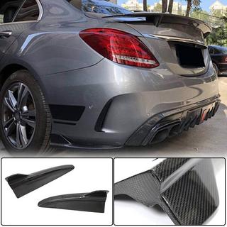 Heckstoßstangen Flaps Aufsätze für SD C43/C63 AMG 2015-2019 Carbon Foto 1