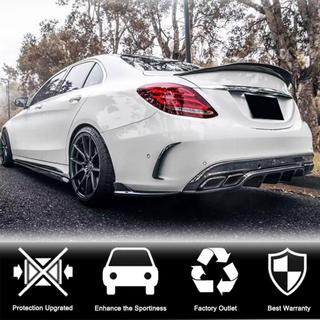 Heckstoßstangen Flaps Aufsätze für SD C43/C63 AMG 2015-2019 Carbon Foto 2