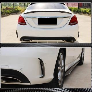 Heckstoßstangenabdeckung für SD C43/C63 AMG 2015-2019 Carbon Foto 4