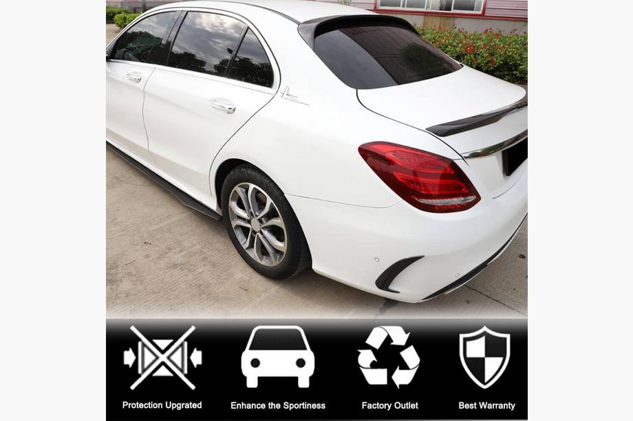 Mercedes C-class W205 2014-2021 Heckstoßstangenabdeckung für SD C43/C63 AMG 2015-2019 Carbon Foto 3