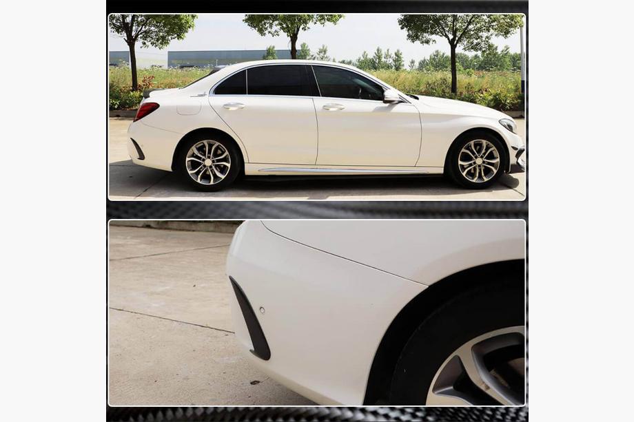 Mercedes C-class W205 2014-2021 Heckstoßstangenabdeckung für SD C43/C63 AMG 2015-2019 Carbon Foto 5