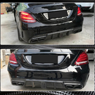 Mercedes C-class W205 2014-2021 Heckdiffusor V3 für SD C43/C63 AMG 2015-2019 Carbon Foto 3