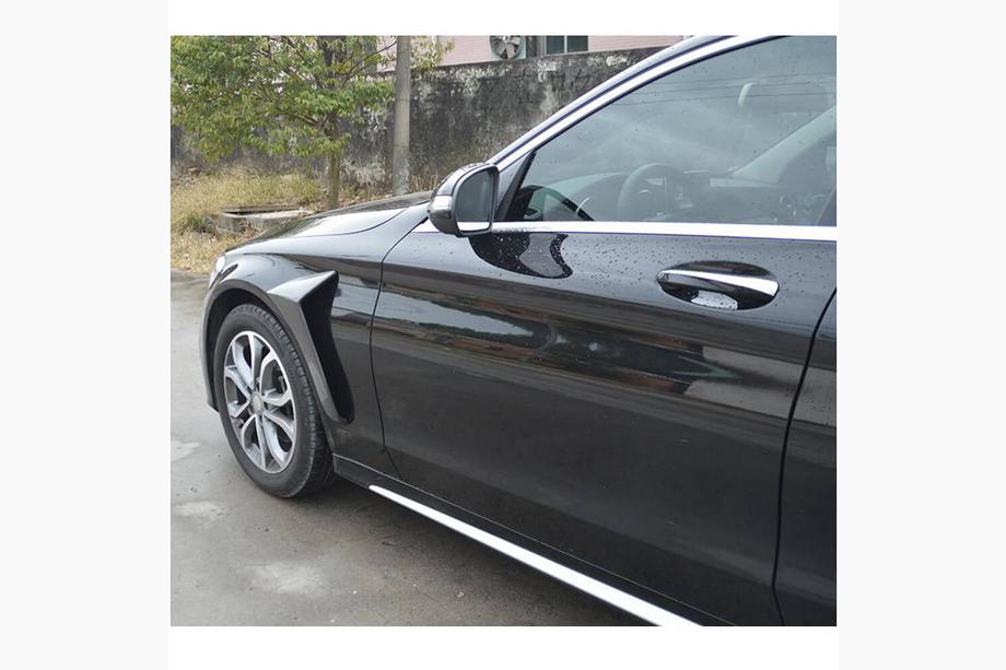 Mercedes C-class W205 2014-2021 Carbon Abdeckungen für vordere Kotflügel (für SD AMG-Line 2015-2019) Foto 2