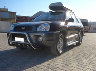Hyundai Santa Fe 1 2000-2006 Frontbügel WT003 (Edelstahl) Foto 1