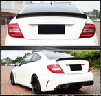 Mercedes C-class W204 2007-2015 Heckstoßstangen Diffusor Spoiler für C63 AMG 2012-2014 Carbon Foto 2