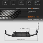 Mercedes C-class W204 2007-2015 Heckstoßstangen Diffusor Spoiler für C63 AMG 2012-2014 Carbon Foto 4