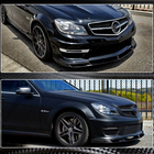 Mercedes C-class W204 2007-2015 Frontspoiler Lippe V1 für AMG 2012-2014 Carbon Foto 3