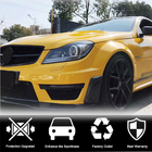 Mercedes C-class W204 2007-2015 Carbon Frontstoßstangen Abdeckungen (für AMG 2012-2014) Foto 2