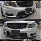 Mercedes C-class W204 2007-2015 Frontstoßstange Lippe V3 Aufsatz (für AMG 2012-2014, Carbon) Foto 3