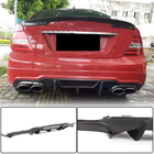 Mercedes C-class W204 2007-2015 Heckdiffusor V4 (für AMG SD/Coupe 2012-2014, Carbon) Foto 1