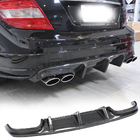 Mercedes C-class W204 2007-2015 Heckstoßstangendiffusor V2 (für AMG SD 2008-2011, Carbon) Foto 1