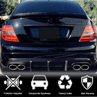 Mercedes C-class W204 2007-2015 Heckstoßstangendiffusor V2 (für AMG SD 2008-2011, Carbon) Foto 3