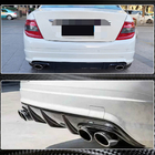 Mercedes C-class W204 2007-2015 Heckdiffusor V3 für AMG SD 2008-2011 Carbon Foto 4