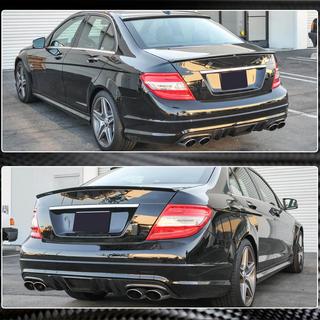 Heckstoßstangen Diffusor V4 (für AMG SD 2008-2011, Carbon) Foto 4