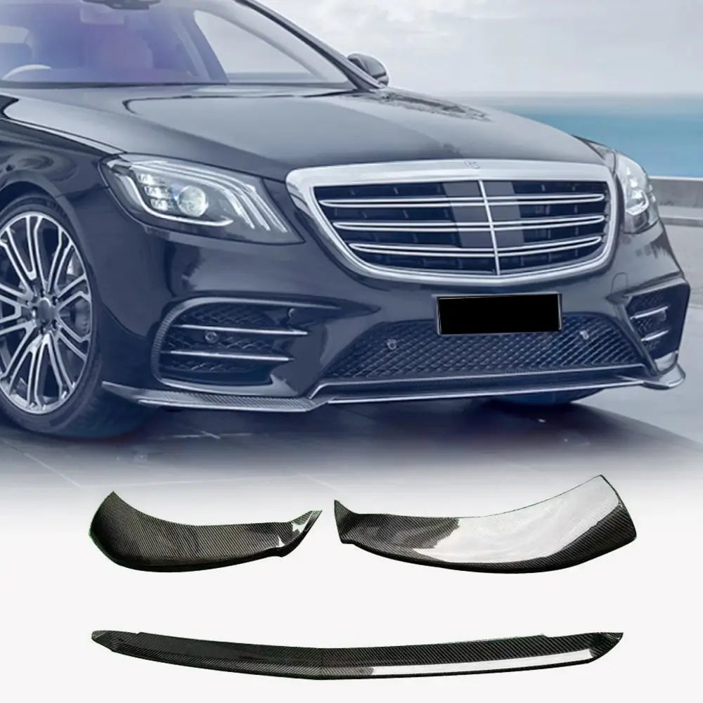 Frontstoßstange Lippe Aufsatz (für AMG-Line 2018-2022, Carbon) Foto 1