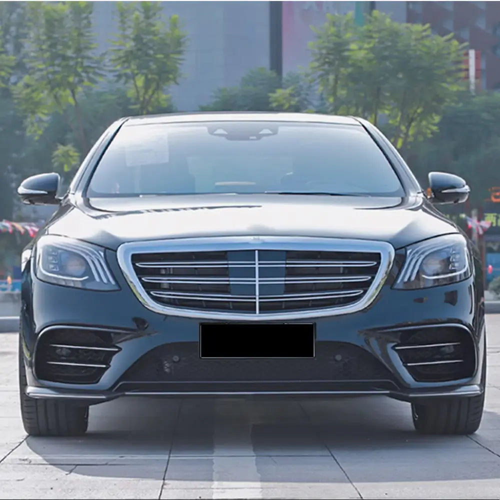 Frontstoßstange Lippe Aufsatz (für AMG-Line 2018-2022, Carbon) Foto 2
