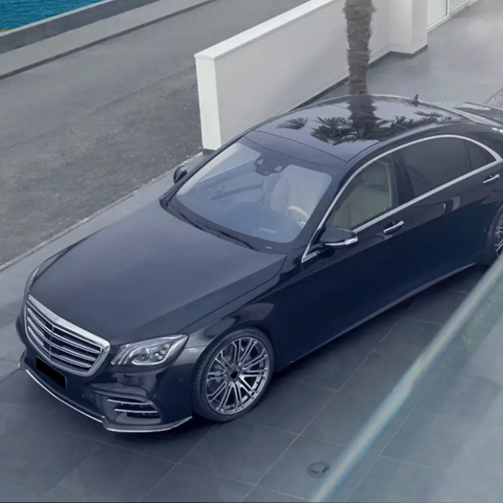 Frontstoßstange Lippe Aufsatz (für AMG-Line 2018-2022, Carbon) Foto 3