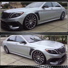 Mercedes S-class W222 2013-2022 Carbon Abdeckungen für vordere Kotflügel (2014-2017) Foto 5