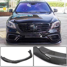 Mercedes S-class W222 2013-2022 Frontstoßstangenlippe Aufsatz (für S63/S65 AMG 2018-2022, Carbon) Foto 2