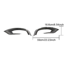 Mercedes S-class W222 2013-2022 Carbon Frontstoßstangen Abdeckungen (für AMG-Line 2014-2017) Foto 6