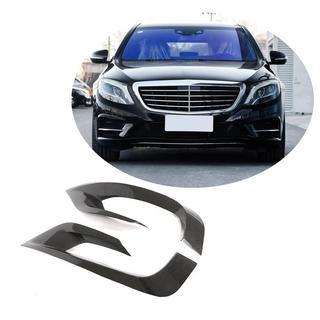 Carbon Frontstoßstangen Abdeckungen (für AMG-Line 2014-2017) Foto 1