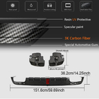 Mercedes S-class W222 2013-2022 Heckdiffusor mit Endrohren (für S63 AMG 2014-2017, Carbon) Foto 6