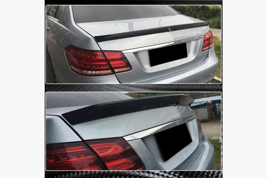 Mercedes E-class W212 2009-2016 Spoiler V1 (Carbon) Foto 3