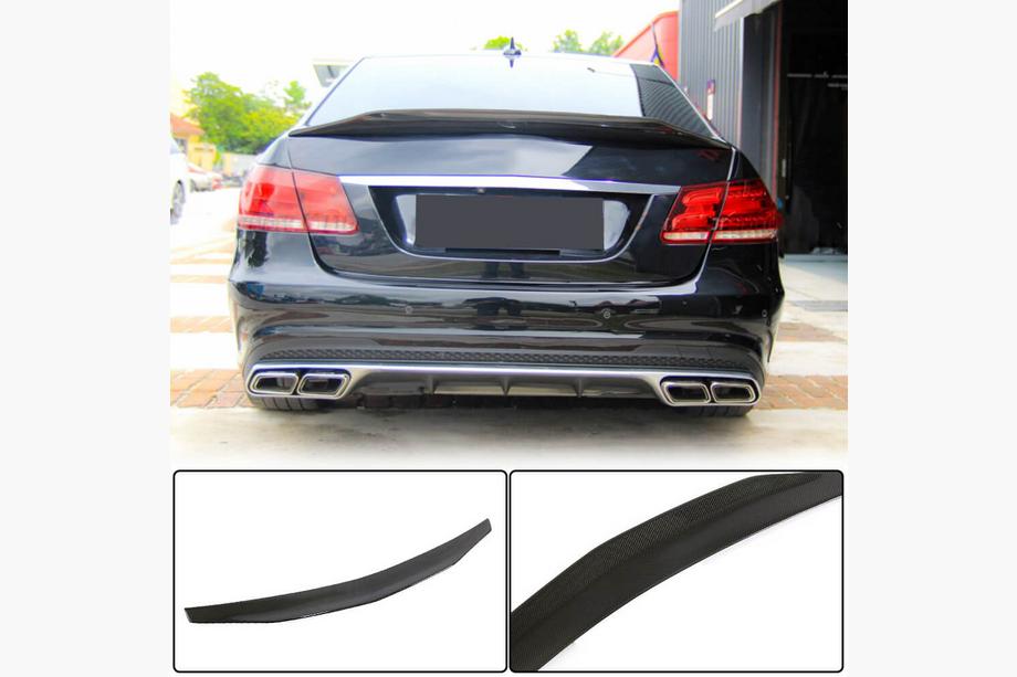 Mercedes E-class W212 2009-2016 Spoiler V4 (Carbon) Image