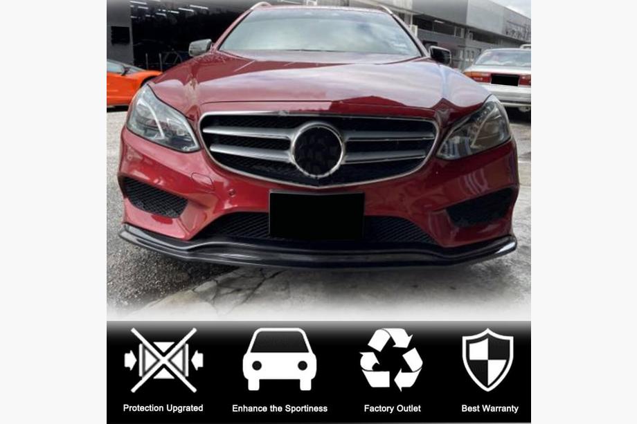 Mercedes E-class W212 2009-2016 Frontlippe V1 für AMG-Line 2013-2016 Carbon Foto 2
