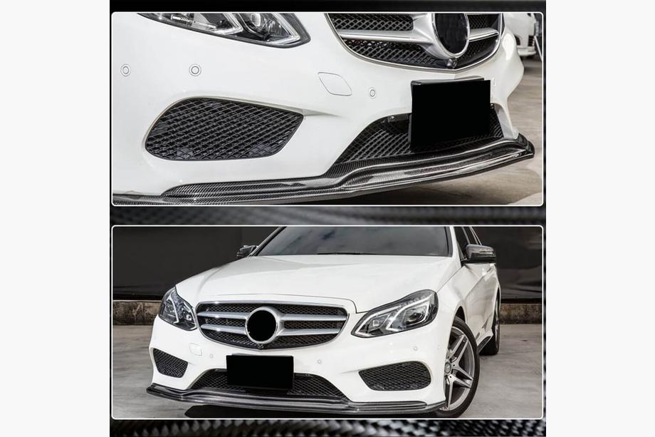 Mercedes E-class W212 2009-2016 Frontlippe V1 für AMG-Line 2013-2016 Carbon Foto 4