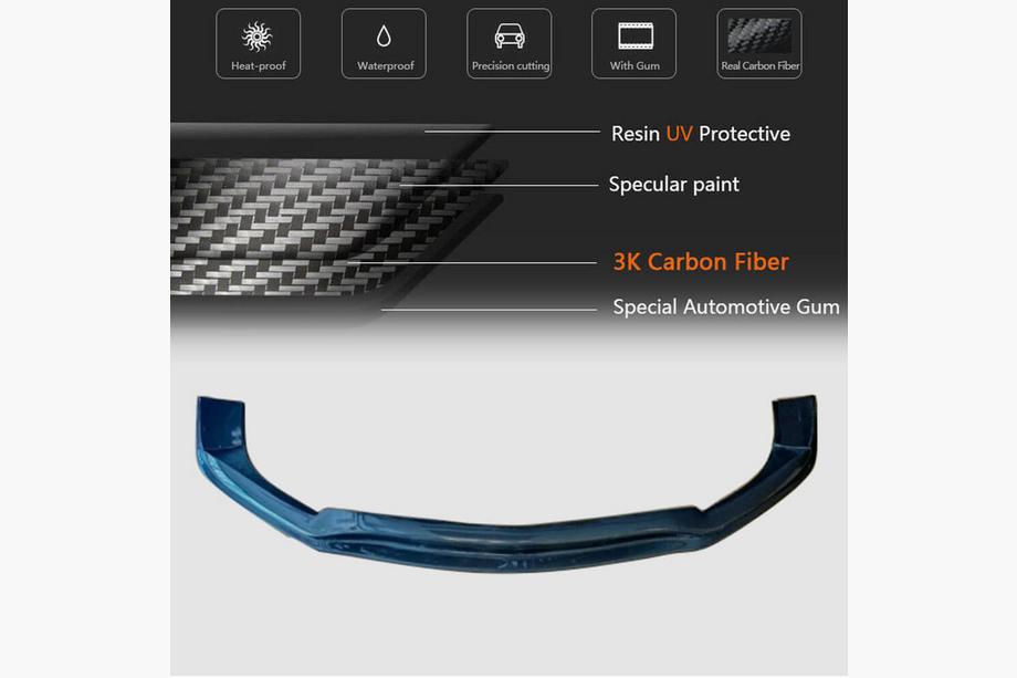 Mercedes E-class W212 2009-2016 Frontlippe V1 für AMG-Line 2013-2016 Carbon Foto 5