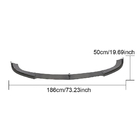 Mercedes E-class W212 2009-2016 Frontlippe V2 für AMG-Line 2013-2016 Carbon Foto 6