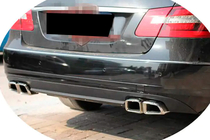 Mercedes E-class W212 2009-2016 Heckdiffusor für Stoßstange (für Base SD 2010-2013, Carbon) Foto 1