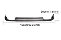 Mercedes E-class W212 2009-2016 Heckdiffusor für Stoßstange (für Base SD 2010-2013, Carbon) Foto 8