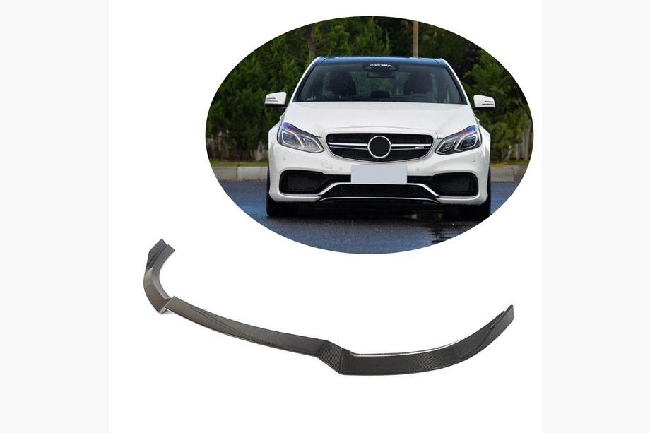 Mercedes E-class W212 2009-2016 Frontlippe für Stoßstange Lip passend für E63 AMG 2013-2016 Carbon Image