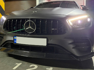 Mercedes E-class W213 2016-2023 Frontstoßstangen Lippe Aufsatz (für AMG-Line 2020-2023, Carbon) Foto 9