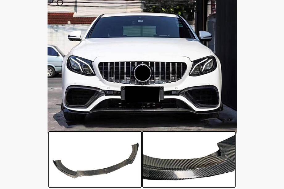 Mercedes E-class W213 2016-2023 Frontlippe V1 für E63 AMG 2016-2019 Carbon Image