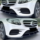 Mercedes E-class W213 2016-2023 Frontlippe Stoßstange Lippe (für AMG-Line / E43 AMG 2016-2019, Kunststoff) Foto 2