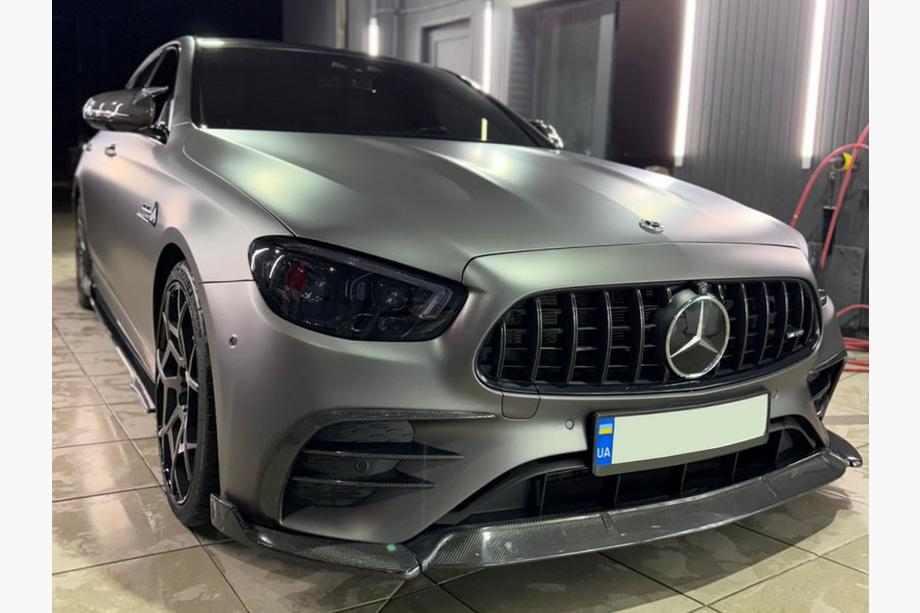 Mercedes E-class W213 2016-2023 Spiegelabdeckungen (Carbon) Foto 5