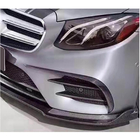 Mercedes E-class W213 2016-2023 Frontstoßstangenaufsätze V2 (für E43 AMG 2016-2019, Carbon) Foto 3