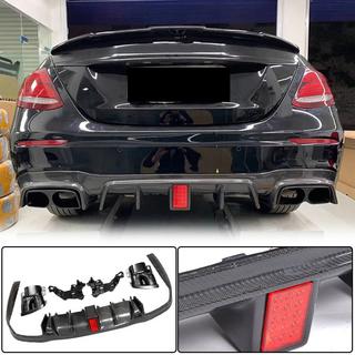 Heckdiffusor mit Endrohren V2 (für AMG/AMG-Line 2016-2019, Carbon) Foto 2
