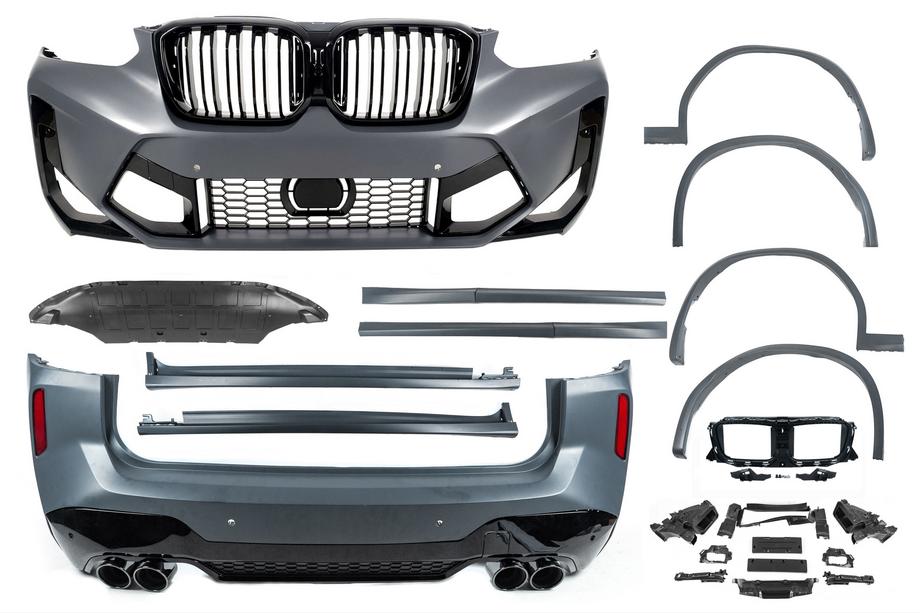 BMW X3 G01 2018- Karosseriekit 2022-2024 (F97 X3M, Komplettset) Foto 2