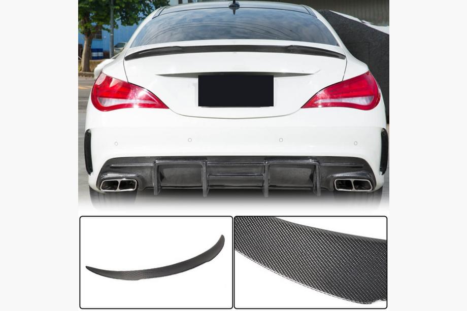 Mercedes CLA C117 2013-2019 Spoiler V8 (SD, Carbon) Image