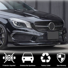 Mercedes CLA C117 2013-2019 Frontstoßstange Lippe Aufsatz (für CLA45 AMG SD 2013-2015, Carbon) Foto 2