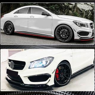 Carbon Frontstoßstangen Aufsätze für CLA45 AMG SD 2013-2016 Foto 3