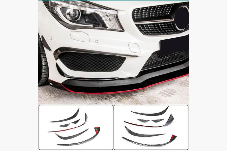 Mercedes CLA C117 2013-2019 Carbon Frontstoßstangen Aufsätze für CLA45 AMG SD 2013-2016 Image