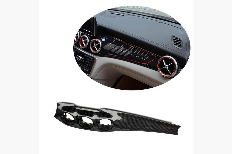 Mercedes CLA C117 2013-2019 Abdeckung Mittelkonsole (2013-2016, Carbon) Image