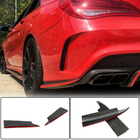 Mercedes CLA C117 2013-2019 Heckstoßstangen Abdeckung V2 (für AMG-Line / CLA45 AMG SD, Carbon) Foto 1